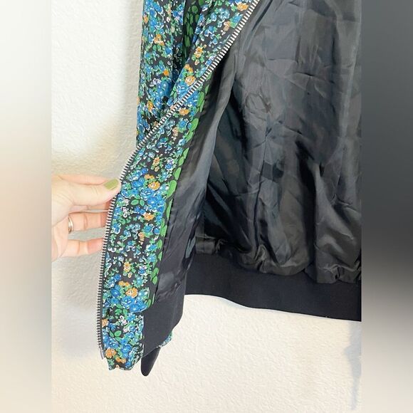 Coach 1941 Silk Floral varsity Bomber Utility Flight Jacket. Small - Picture 7 of 11